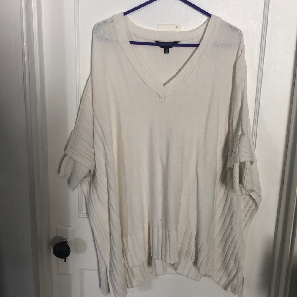Simply VeraWang oversized sweater with 3/4 sleeves L/XL